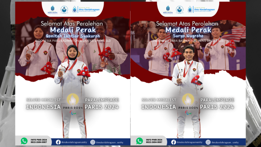 Mahasiswa Ilmu Keolahragaan UMBY Sukses Mendapat Medali di Paralimpiade Paris 2024