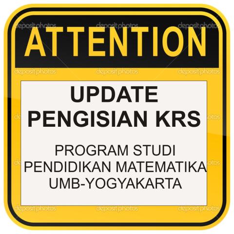 UPDATE PENGISIAN KRS PENDIDIKAN MATEMATIKA