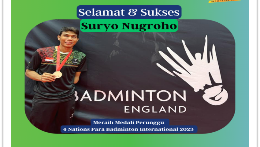 Suryo Nugroho Kembali Torehkan Prestasi dalam Kejuaraan BWF Para Badminton Tournament International