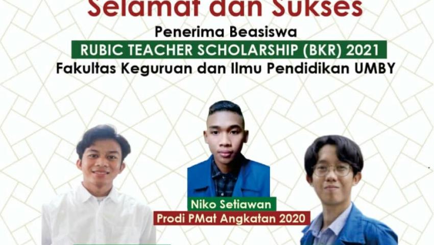 Tiga Mahasiswa FKIP Raih Beasiswa Nasional RUBIC 2021