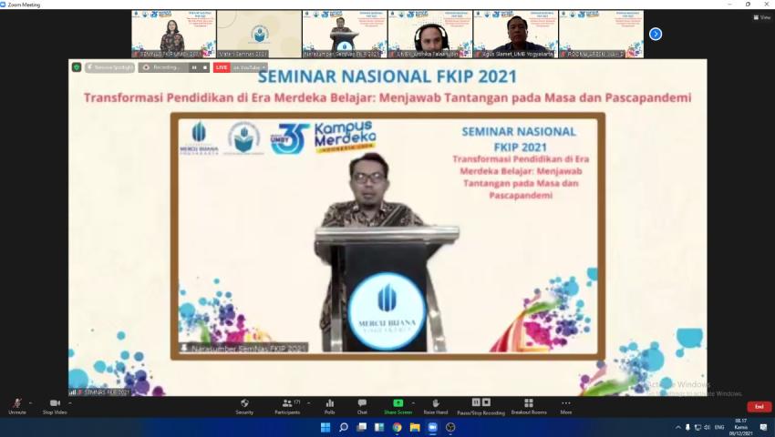 Seminar Nasional Implementasi Merdeka Belajar Era Pra dan Pasca Pandemi